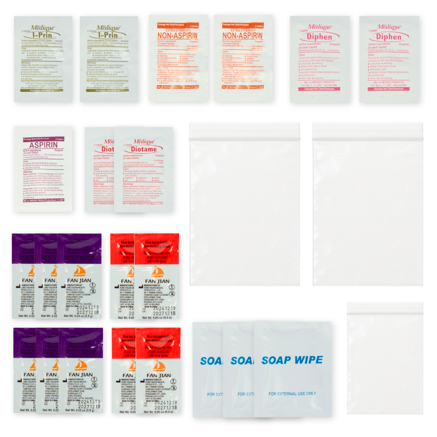 Refill Kit-Orange (Refill the Orange Pockets In Your Cloth)